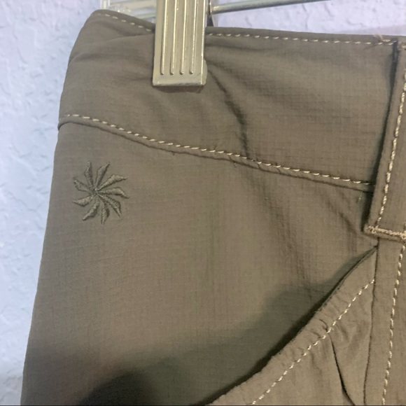 Athleta Dipper Shorts Mid Rise Brown - Picture 5 of 8